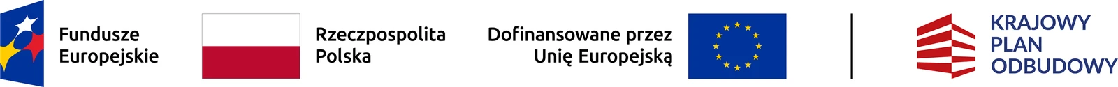 Fundusze Europejskie, Rzeczpospolita Polska, Dofinansowane przez Unię Europejską NextGenerationEU, Krajowy Plan Odbudowy